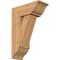 Ekena Millwork Traditional Traditional Smooth Bracket w/ Offset Brace, Western Red Cedar, 7 1/2"W x 18"D x 26"H BKT0806X18X26TRA01SWR - alternate 1